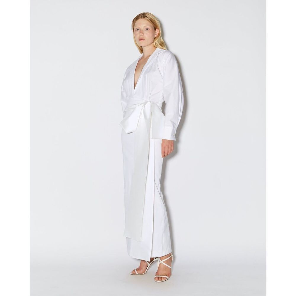 Bernadette Long Sleeve Organic Cotton Claire Shirt Dress Size FR 42 (US10) $1020 - Picture 3 of 12